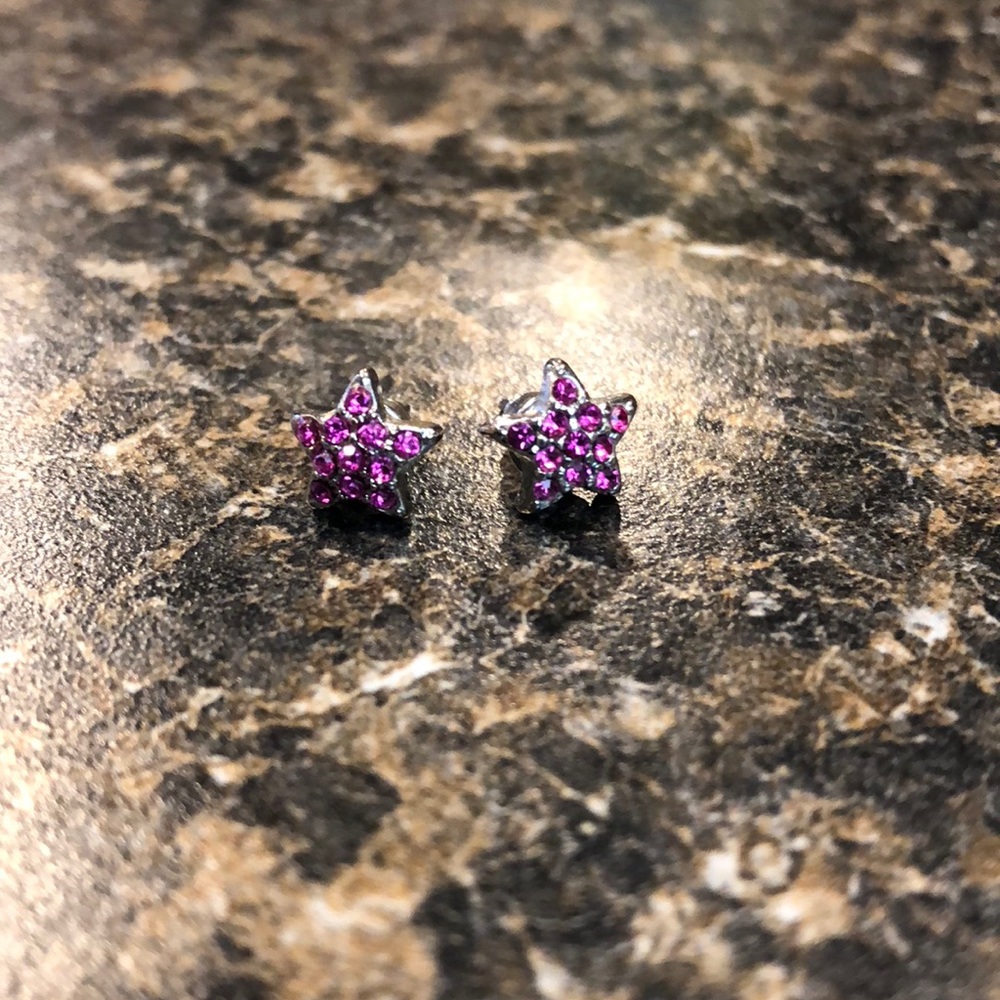 Lia Sophia star earrings